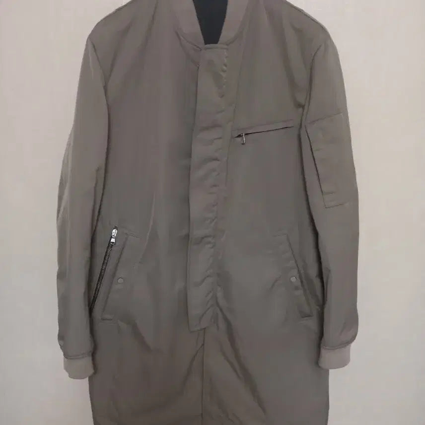 [BUNJANG] Time Homme Transitional Long Jacket Beige Size 100 / [한섬] 타임옴므  간절기 롱자켓 100