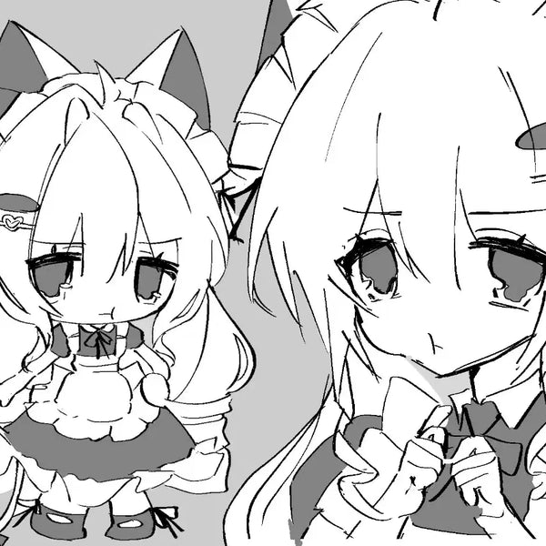 [BUNJANG] Custom Anime Portrait Commission (Classic Style) / 0.3 고전st 미소녀LD,SD 그림 커미션