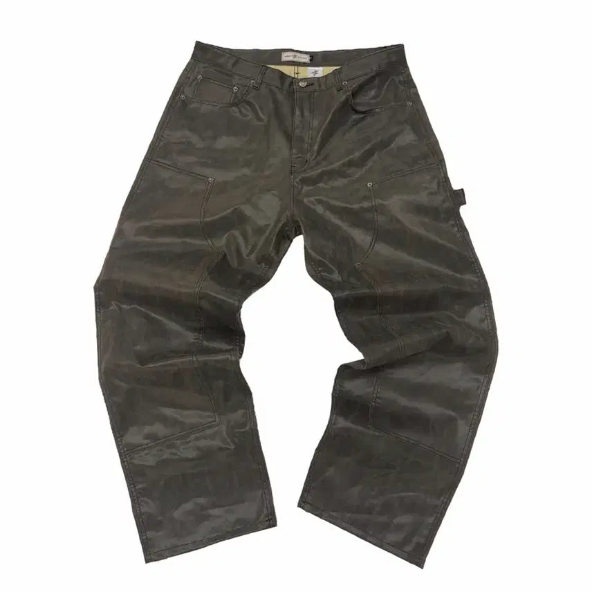 [BUNJANG] AOI Double Knee Pants Matte Brown / (3) 아오이로 더블니 팬츠 매트 브라운