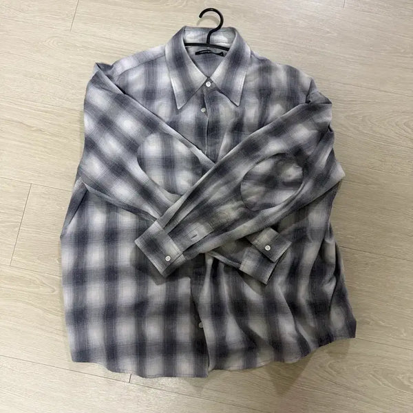 [BUNJANG] Haechi Room Ombre Check Shirt Size 4 / 해칭룸 옴브레 체크 셔츠 4사이즈