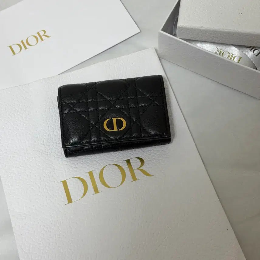 [BUNJANG] Dior Caro Card Holder / 디올카로 글리신 카드지갑 디올카드지갑