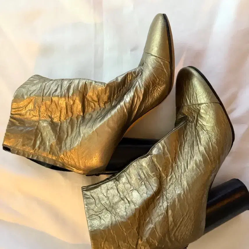 [BUNJANG] Isabel Marant Silver Ankle Boots / 이자벨마랑 앵클부츠 (실버, 38)