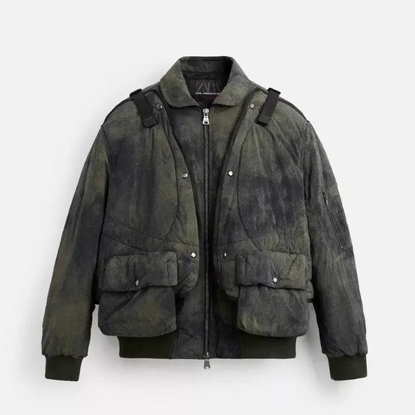 [BUNJANG] Zara x Andersson Bell Quilted Vest Bomber Jacket Khaki L / 자라 x 앤더슨벨 퀼티드 베스트 봄버자켓 카키 L