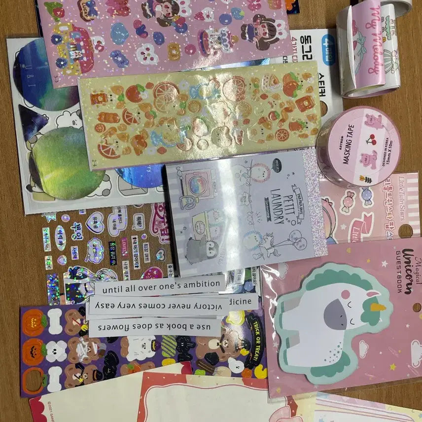 [BUNJANG] Diary Decoration Supplies Sticker Set / 다꾸용품(스티커(+입체)) 마테, 메모지, 인스