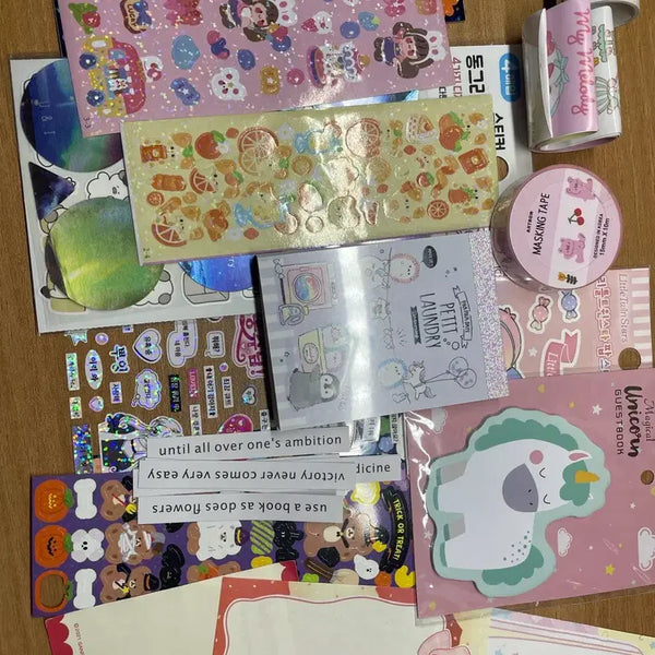 [BUNJANG] Diary Decoration Supplies Sticker Set / 다꾸용품(스티커(+입체)) 마테, 메모지, 인스