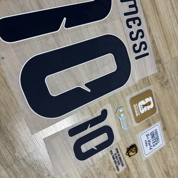 [BUNJANG] Argentina Lionel Messi 2022 World Cup Final Patch + MDT Set / 26-28 아르헨티나 메시 월드컵 결승 패치 + MDT 세트 판매합니다.