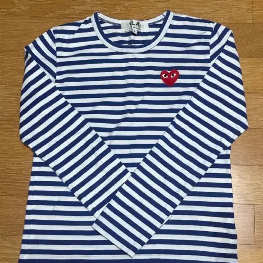 [BUNJANG] Comme des Garçons Long Sleeve Shirt Blue S / 꼼데 롱슬리브 블루 s