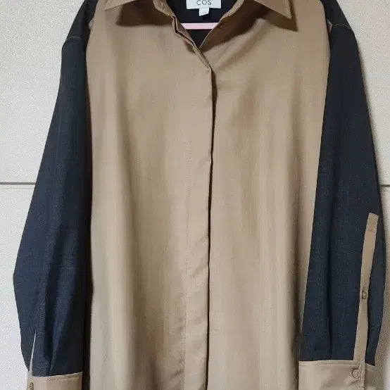 [BUNJANG] COS Colorblock Shirt / COS 배색 셔츠 EUR 34