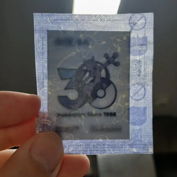 [BUNJANG] Pokemon 30th Anniversary Mewtwo Sticker (Sealed) / 포켓몬 30주년 뮤츠 띠부실 미개봉