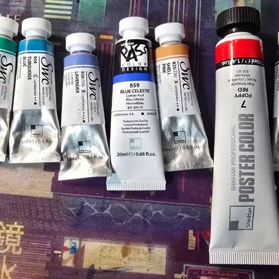 [BUNJANG] Artistic Special Effect Paints - Bundle Set / 물감 특수색 팝니다