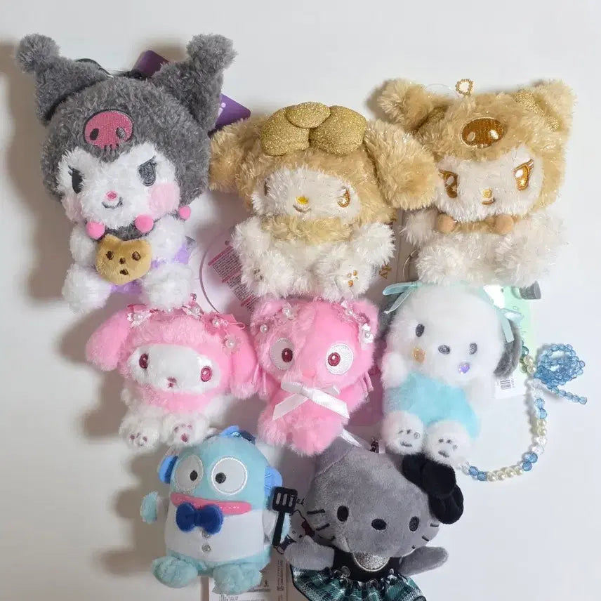 [BUNJANG] Sanrio Plush & Keyring Set / 산리오 인형 및 키링