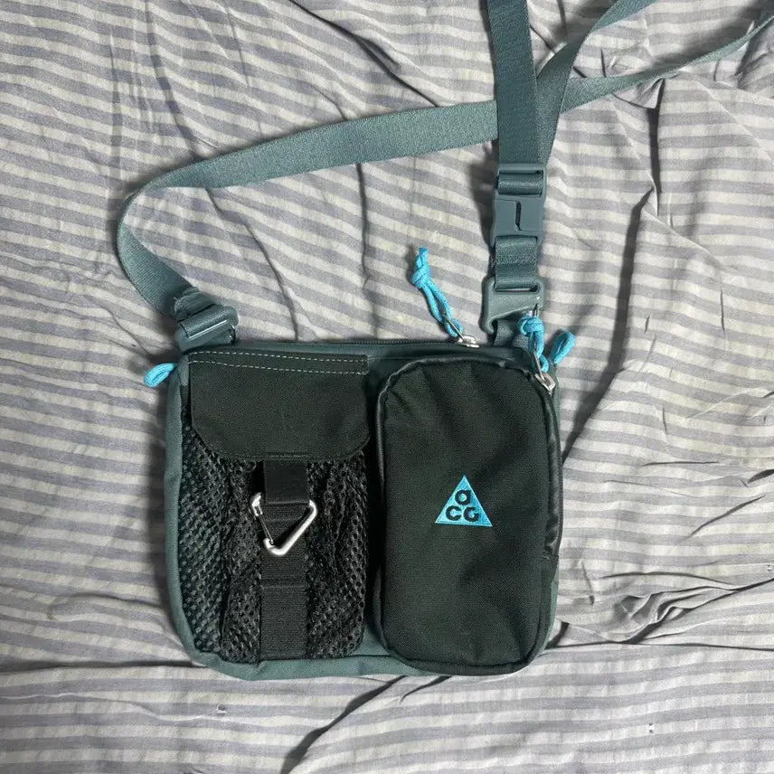 [BUNJANG] Nike Sky Blue Shoulder Bag / 나이키스카이 블루 숄더백