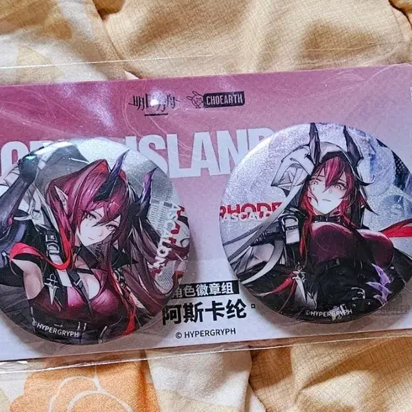 [BUNJANG] Arknights Ascaron Badge Set / 명일방주 명방 공식 아스카론 뱃지세트