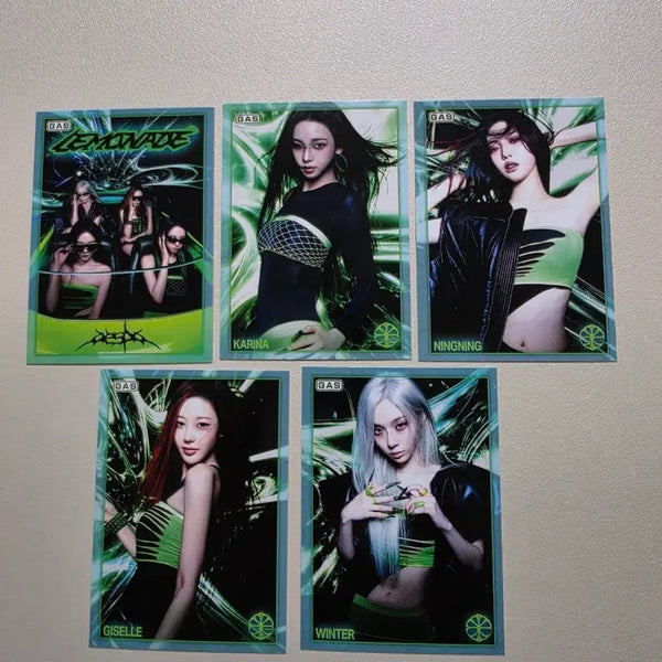 [BUNJANG] Aespa X GAS Card 5 Type Set / 에스파 X GAS 카드 5종 세트