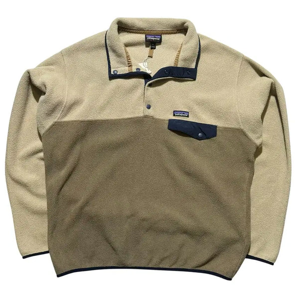 [BUNJANG] Patagonia Synchilla Snap-T Fleece Pullover Ash Tan / [L-XL] 파타고니아 신칠라 스냅-T 플리스 풀오버 애쉬탄