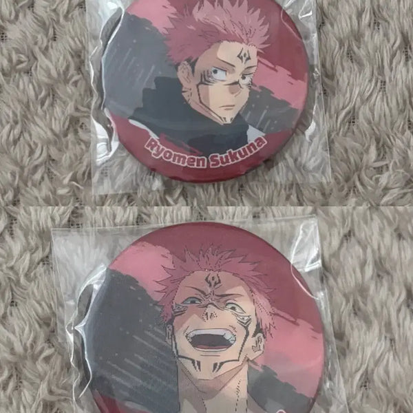 [BUNJANG] Ryomen Sukuna Holographic Double-Sided Can Badge / 스쿠나 캔뱃지