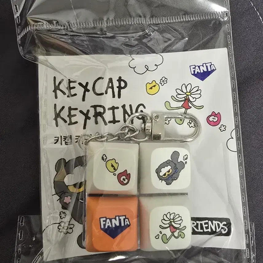 [BUNJANG] Fanta GD Joa Keycap Keyring / 환타 지드래곤 조아 키캡 키링