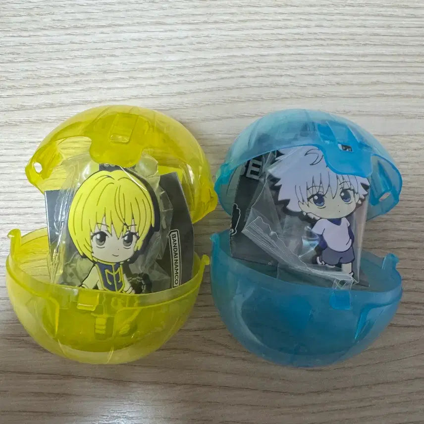 [BUNJANG] Hunter x Hunter Killua & Kurapika Rubber Strap Keychain Bundle / 헌터헌터 러버 스트랩 키링 키르아 크라피카 일괄