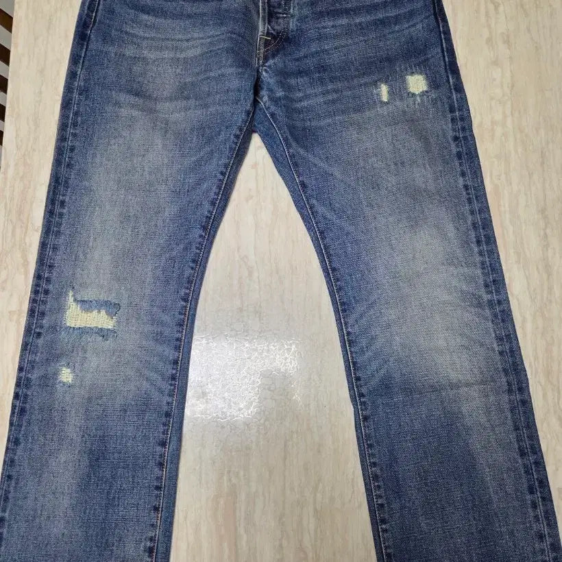 [BUNJANG] RRL Low Straight Washed Denim Jeans (Size 31) / 더블알엘 로우 스트레이트 워싱진 31