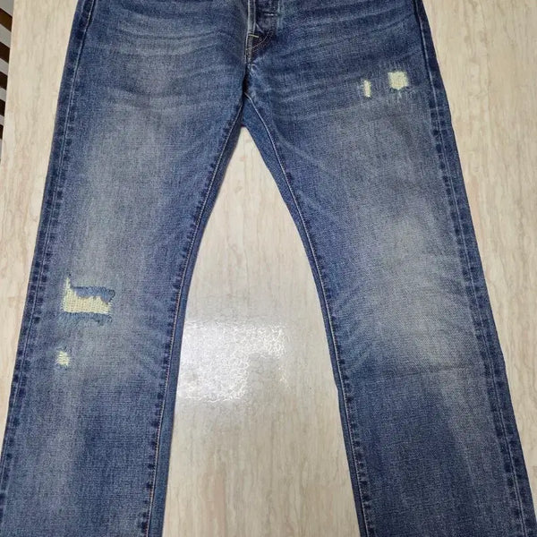 [BUNJANG] RRL Low Straight Washed Denim Jeans (Size 31) / 더블알엘 로우 스트레이트 워싱진 31