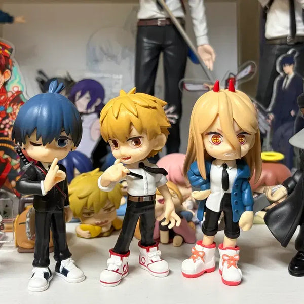 [BUNJANG] Chainsaw Man Fubuki Mini Figure Set (5 Types) / 체인소맨 팔버스 피규어 5종
