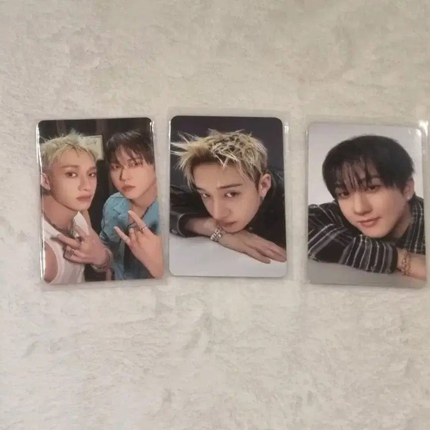 [BUNJANG] Stray Kids Bang Chan Changbin THIS & THAT Mesh Long Sleeve Unit Photocard / 스트레이키즈 StrayKids 방찬 창빈 세트