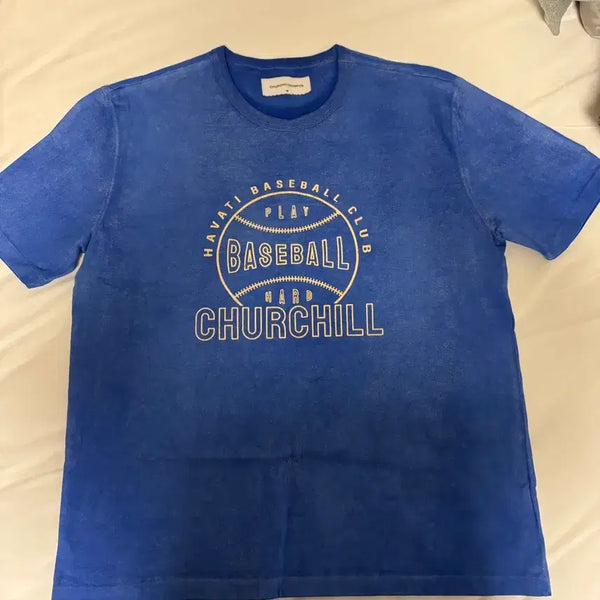 [BUNJANG] Churchillromper Short Sleeve T-Shirt / Churchillromper 반팔티셔츠