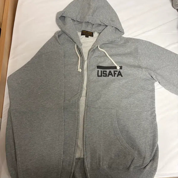 [BUNJANG] Fellows Gray Hooded Zip-Up / 페로우즈 그레이 후드 집업