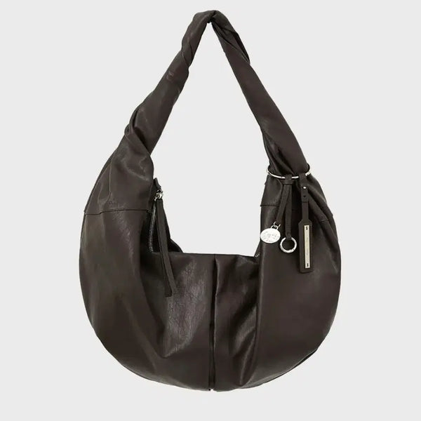 [BUNJANG] Matinkim Twist Handle Large Hobo Bag Dark Brown / 새상품) 마뗑킴 호보백 가방