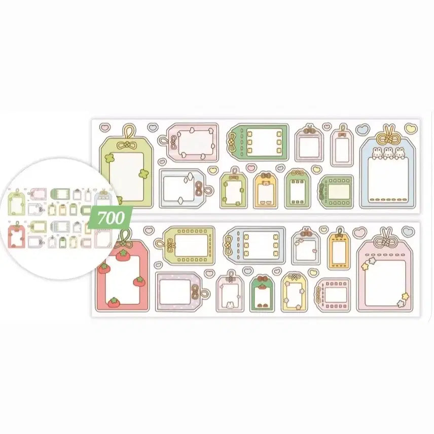 [BUNJANG] Peace Piece Lucky Charm Kiss Cut Stickers / [평화조각] 행운을빌어요 모조지 키스컷 키스컷띵 키스컷소분