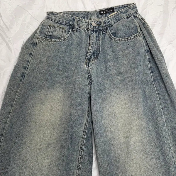[BUNJANG] Loose Fit Denim Jeans / 통 청바지