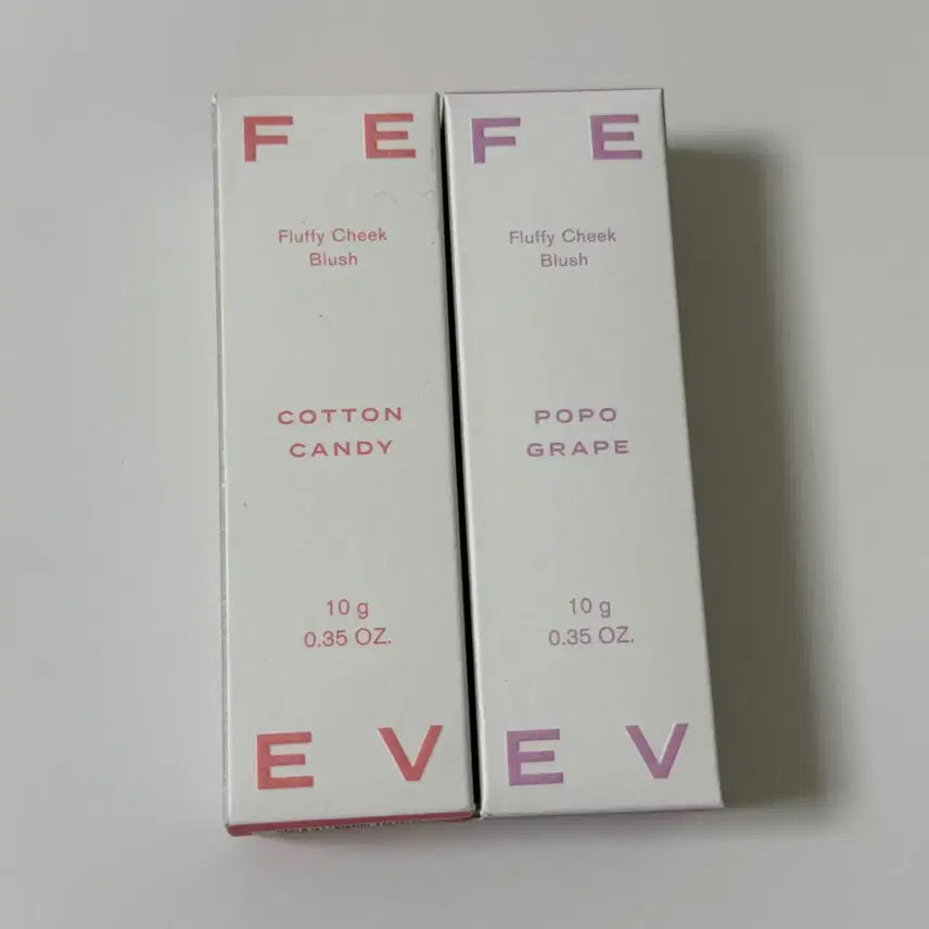 [BUNJANG] FIBE Fluffy Cheek Blush (Cotton Candy, Popo Grape) / [새제품] 피브 플러피 치크 블러쉬 [코튼 캔디, 포포 그레이프]