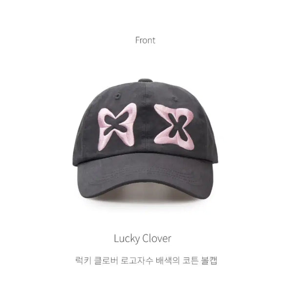 [BUNJANG] MooEum Lucky Rookie Ball Cap (Charcoal) / 무음 럭키 루키 볼캡 Lucky Rookie Ball Cap (Charcoal)