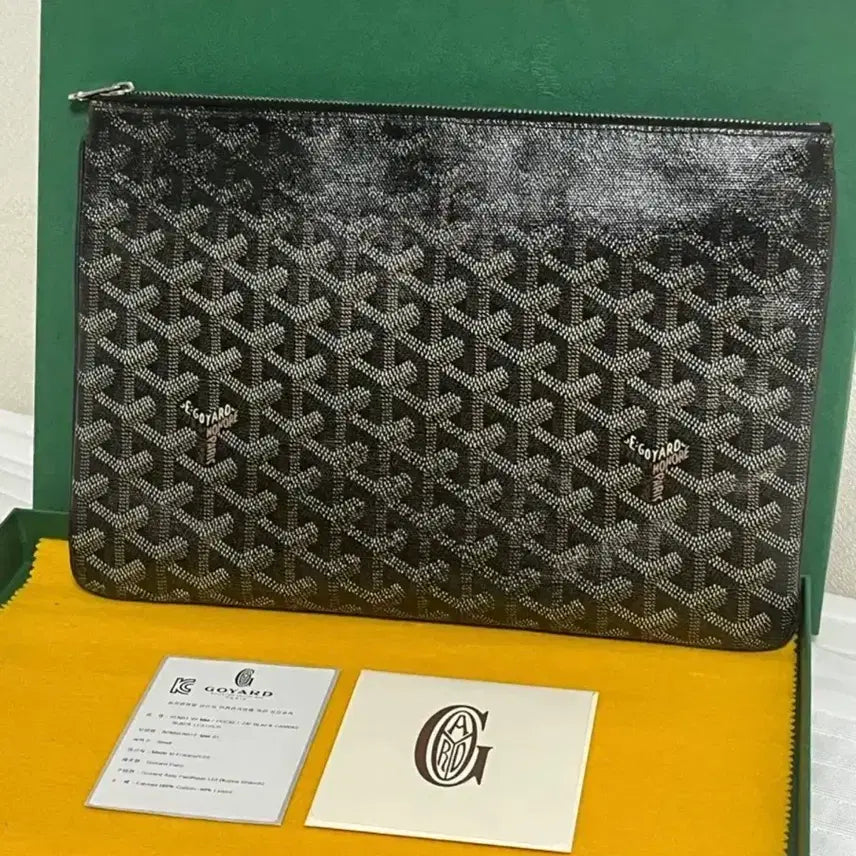 [BUNJANG] Goyard Clutch Bag Black / 고야드 클러치백