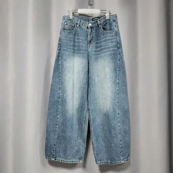 [BUNJANG] Wide Leg Denim Pants / 와이드 통 데님