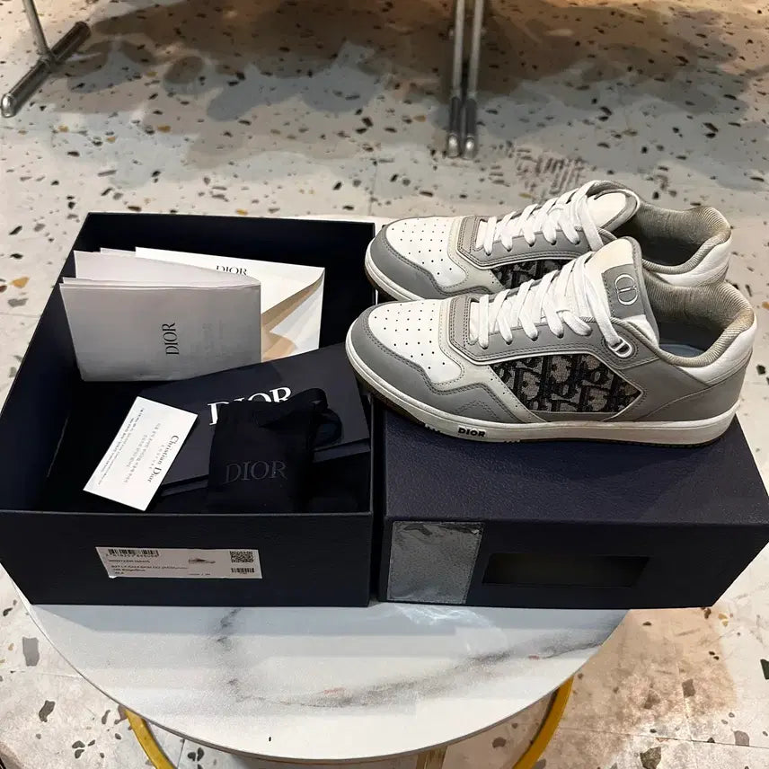 [BUNJANG] Dior B27 Oblique Sneakers Size 40.5 / 디올 오블리크 스니커즈 b27 풀구성 40.5