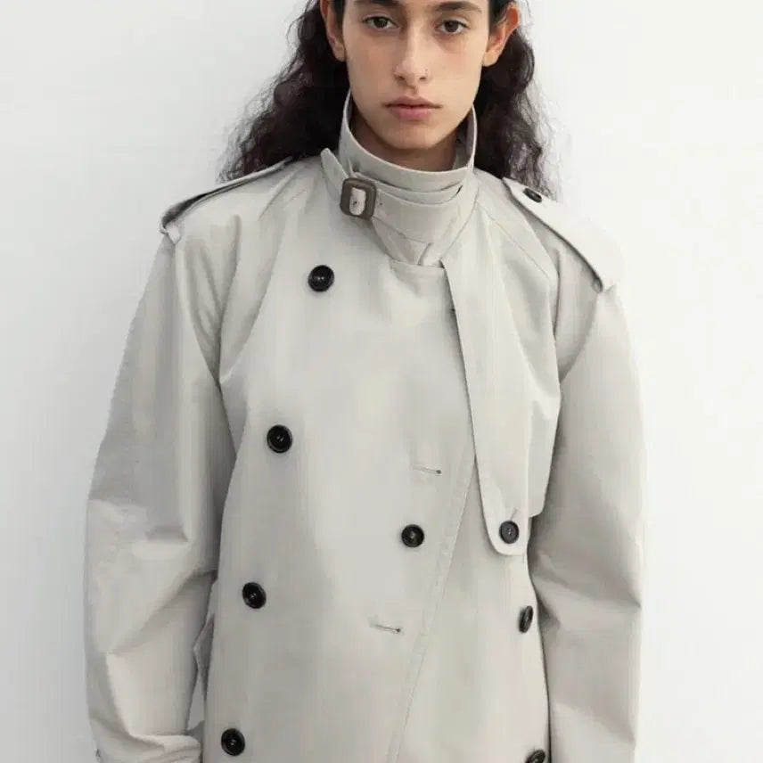 [BUNJANG] Monoha Trench Coat Beige / 모노하 monoha 트렌치코트