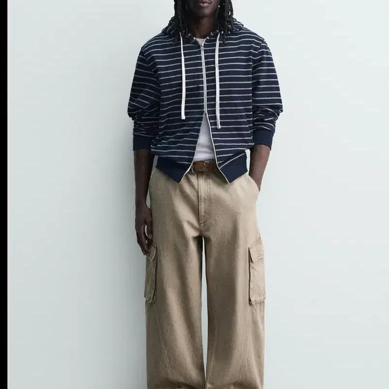 [BUNJANG] Balloon Fit Cargo Pants Brown / 자라 벌룬핏 카고 팬츠 브라운 26ss 새제품