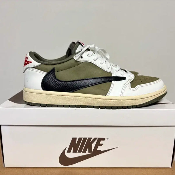 [BUNJANG] Air Jordan 1 Low Travis Scott Reverse Olive (US 8.5) / 조던 트래비스스캇 리버스올리브 265