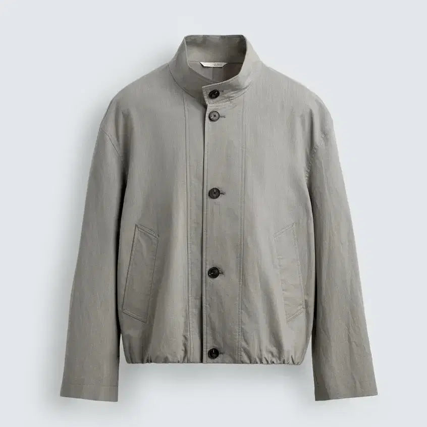 [BUNJANG] Zara Relaxed Fit Check Textured Jacket S / 자라 릴렉스 핏 체크 텍스쳐 자켓 S 26ss 새제품