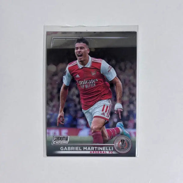 [BUNJANG] Arsenal Gabriel Martinelli Stadium Chrome Soccer Card / 아스날 가브리엘 마르티넬리 스타디움 크롬 축구 카드