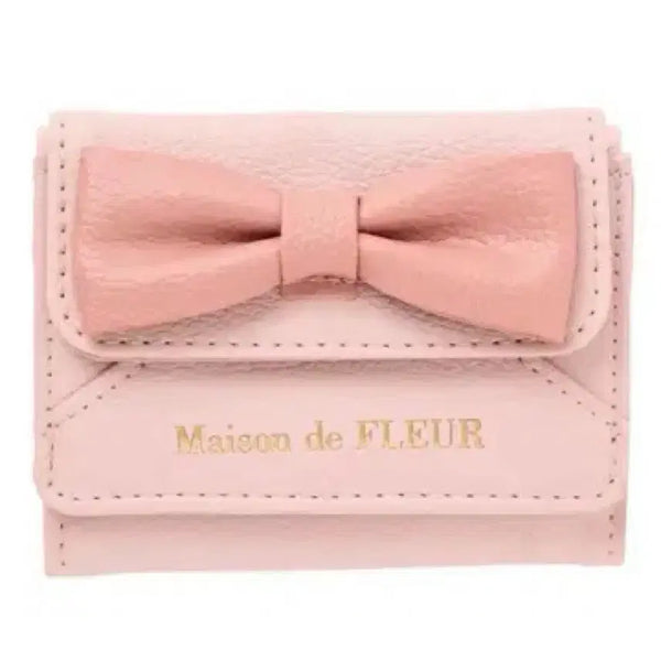 [BUNJANG] Maison de FLEUR Ribbon Cardholder / 메종드 플뢰르 리본 카드지갑