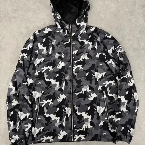 [BUNJANG] Prada Camouflage Windbreaker Jacket / 프라다 카모플라주 바람막이