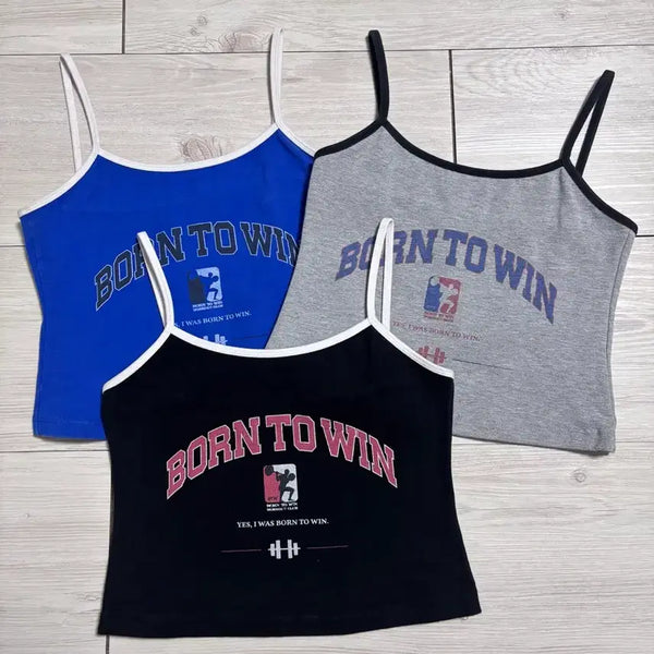 [BUNJANG] Born to Win Sleeveless Tops 3-Piece Bundle Set / 본투윈 나시 3개 일괄판매 FREE사이즈