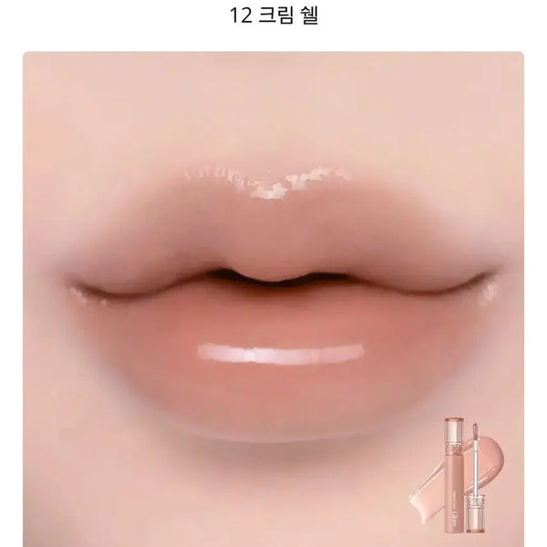 [BUNJANG] Rom&nd Glasting Color Gloss #12 Cream Shell / 새상품) 롬앤 글래스팅 컬러 글로스 12 크림 쉘 여쿨 갈웜 겨쿨 라이트 브라이트 페일 뮤트 클리어 트루 딥 비비드 스트롱 소프트