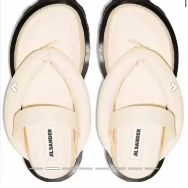 [BUNJANG] Jil Sander Nappa Leather Sandals / 질샌더 정키 레더 샌들