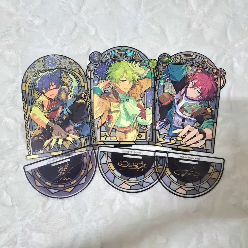[BUNJANG] Ensemble Stars Acrylic Standee Bundle Set - Jun, Hiyori, Ibara (Eden) / 앙상블 스타즈 아크릴 스글 일괄 에덴 쥰 히요리 이바라