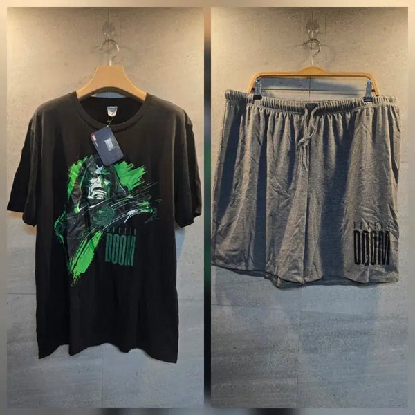 [BUNJANG] Marvel Doctor Doom Short Sleeve & Shorts Set / 마블 닥터둠. 반팔+반바지 세트.
