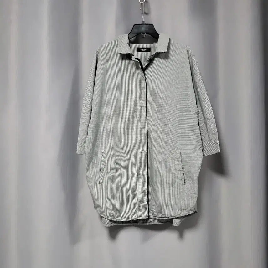 [BUNJANG] Plaid Check Shirt Jacket Free Size / 잔체크 셔츠 자켓