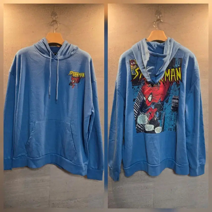 [BUNJANG] Marvel Spider-Man Hoodie / 마블 스파이더맨 후드티.